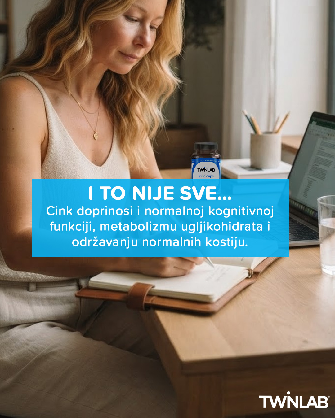 Kad pomislimo na cink, možda prvo pomislimo na imunitet. 🌿
Ali ovaj mali mineral ima puno širu ulogu u našem organizmu.
Cink doprinosi normalnoj funkciji imunološkog sustava, zaštiti stanica od oksidativnog stresa, održavanju normalne kože, ali i normalnoj kognitivnoj funkciji. 💙
Zato je cink jedan od onih minerala koje vrijedi bolje upoznati i uključiti u priču o svakodnevnoj brizi o organizmu.
#twinlab #twinlabhrvatska #cink #imunitet #koža #zdravenavike #dodaciprehrani #farmexhrvatska