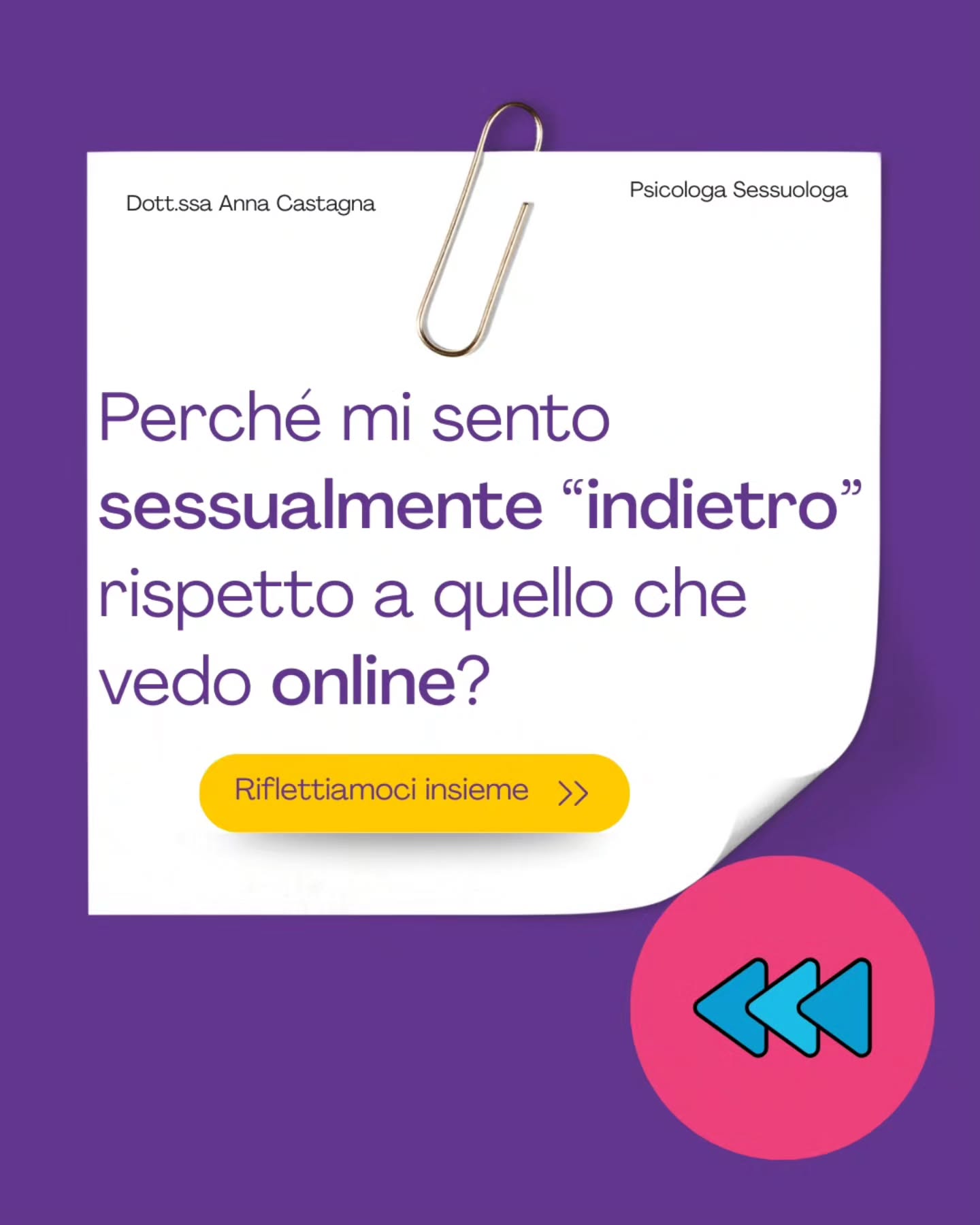 Sentirsi “indietro” rispetto a quello che vediamo online è più comune di quanto pensiamo. Porno, film romantici etc... non sono sbagliati in sé, ma raccontano il sesso attraverso narrazioni costruite, pensate per intrattenere più che per rappresentare la realtà.
Quando diventano il metro di confronto, l’esperienza reale può sembrare meno intensa, sbagliata o fuori tempo, anche se non lo è. ✨🧠
#sessuologia #educazionesessuale #sessorreale #miticulturali #intimità consapevolezza