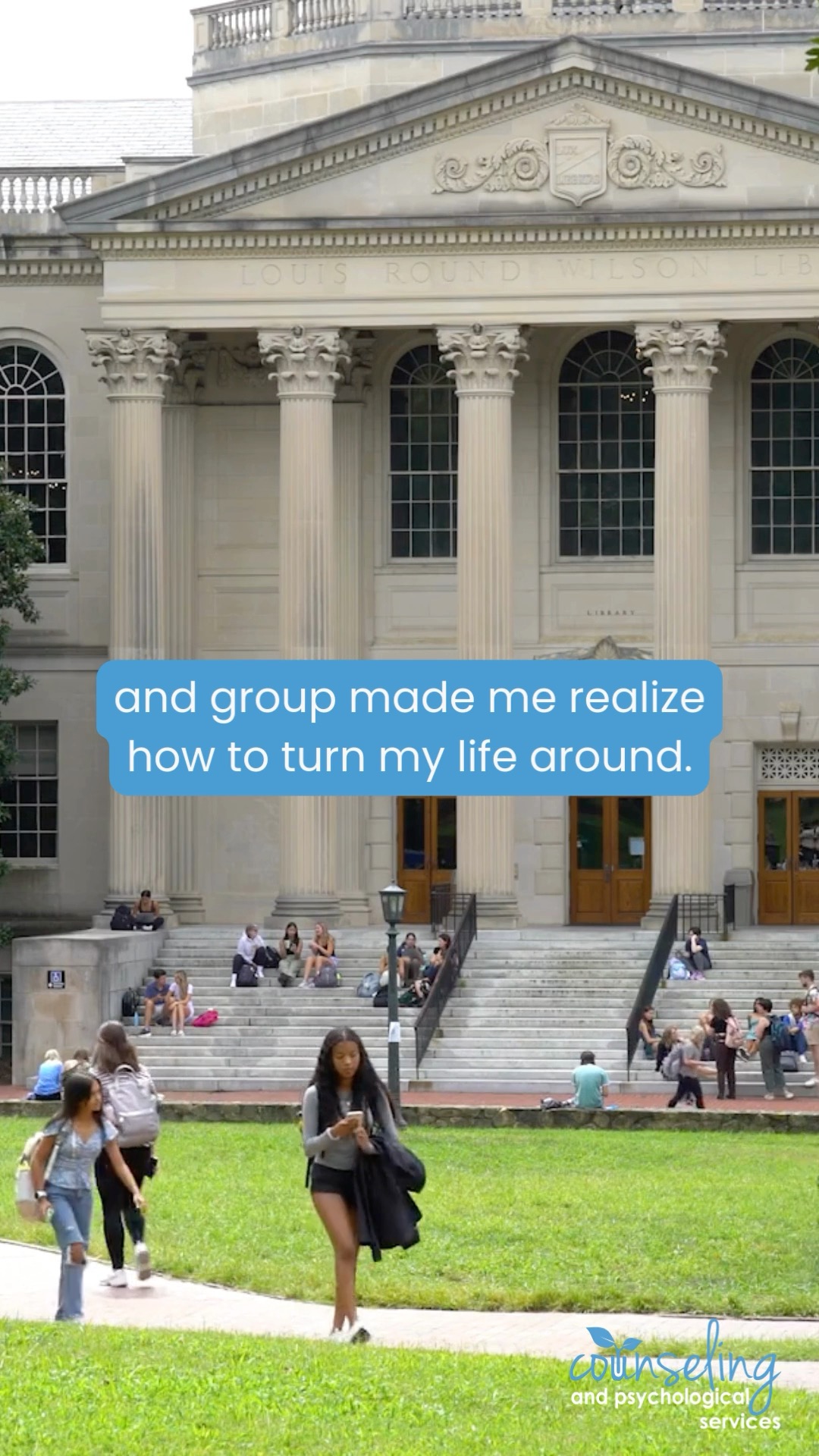 You’re not alone—and group therapy can help. Hear from UNC students about their experiences with CAPS group therapy. For more details, check out the CAPS highlight on our profile or visit go.unc.edu/capsgroups to see what’s offered and fill out a group interest form.