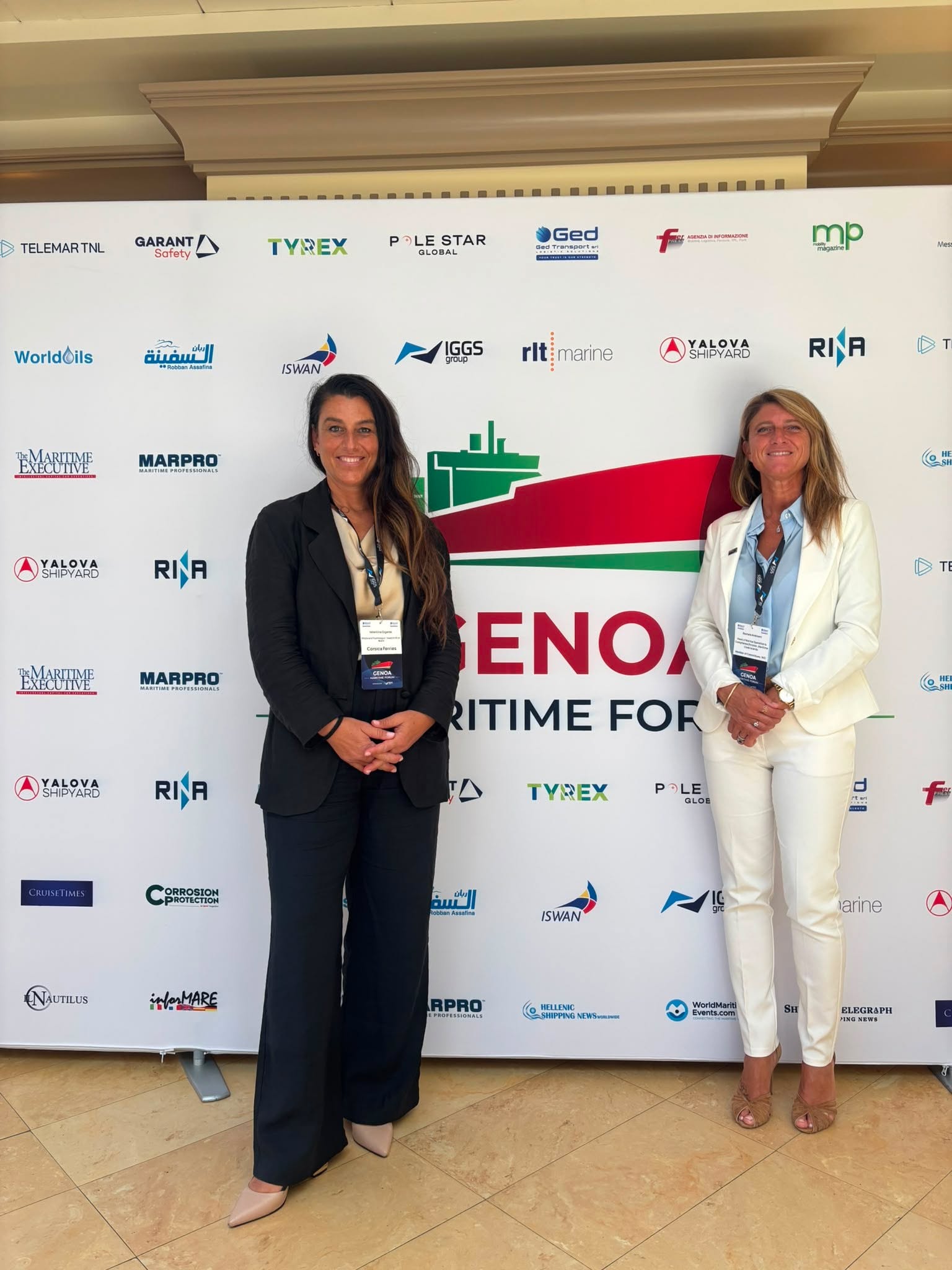 🇮🇹 Le nostre socie Valentina Gigante e Rachele Andreani hanno partecipato al Genoa Maritime Forum 2026, tenutosi ieri e oggi a Genova.
Intervenendo in diversi panel, hanno portato la loro esperienza e competenza su temi di grande attualità per il settore marittimo, tra cui il benessere e la sicurezza dei marittimi, la cybersecurity e il ruolo dei Flag States.
Un contributo qualificato che conferma il valore delle professioniste WISTA nei principali momenti di confronto dell’industria marittima internazionale.
Complimenti a Valentina e Rachele per aver rappresentato con competenza e professionalità il nostro network.
#WISTAItaly #professionistedelmare
🇬🇧 Our members Valentina Gigante and Rachele Andreani participated in the Genoa Maritime Forum 2026, held yesterday and today in Genoa.
Speaking in several panels, they shared their expertise and experience on key topics shaping the maritime industry, including seafarer wellbeing and safety, cybersecurity, and the role of Flag States.
Their contribution once again highlights the value of WISTA professionals in major international maritime discussions.
Congratulations to Valentina and Rachele for representing our network with expertise and professionalism.
#wistainternational #womenwhomovetheworld