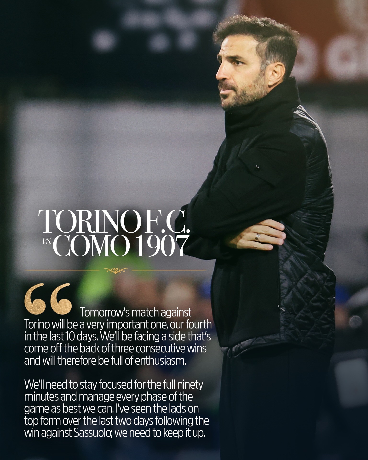 🇬🇧 | “Tomorrow’s match against Torino will be a very important one, our fourth in the last 10 days. “We’ll be facing...